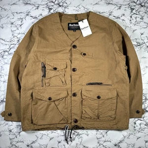BARBOUR Mens Sandstone Brown Endurance Utility Casual Jacket SIZE MEDIUM BNWT - Picture 1 of 18
