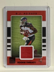 2017 Panini Donruss Rookie Threads Red OJ Howard #9 Rookie RC - Picture 1 of 2