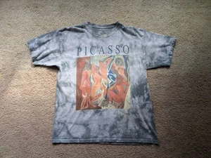 Graues gestorbenes Baumwoll-T-Shirt für Herren, Picasso die Damen von Avignon, Medium - Bild 1 von 5