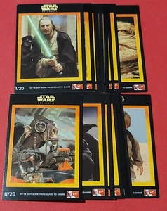 1999 KFC Star Wars Episode 1 Set 20 cards Darth Maul SP Obi Wan Kenobi - Picture 1 of 4