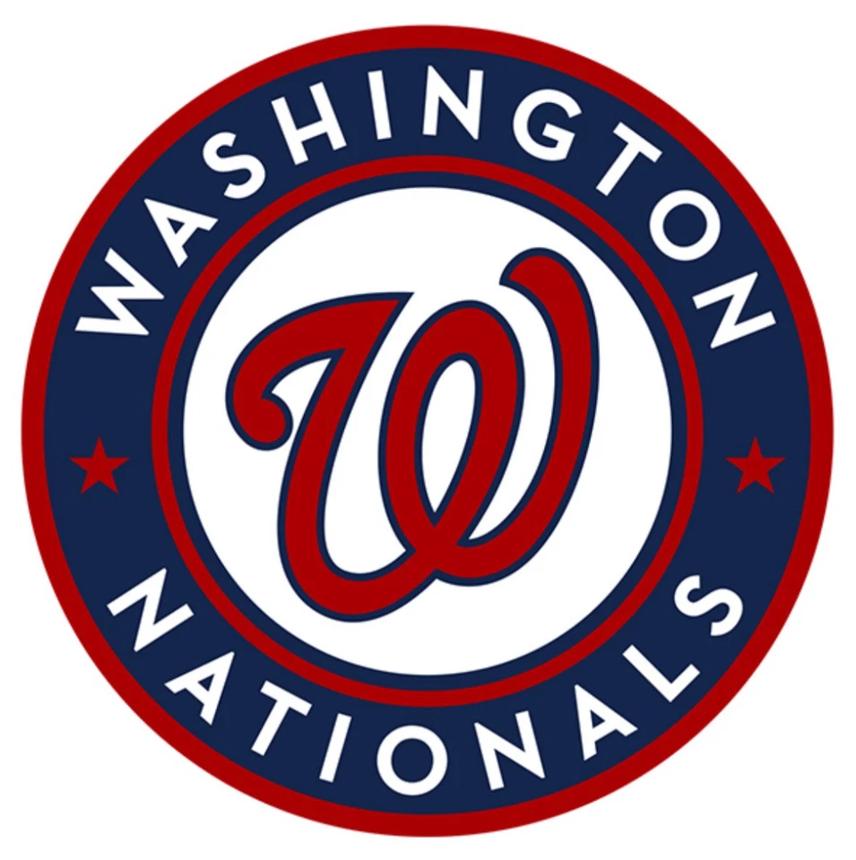 Washington Nationals Circle Logo - All Weather Vinyl Decal Multiple Sizes MLB - Image 1 of 1