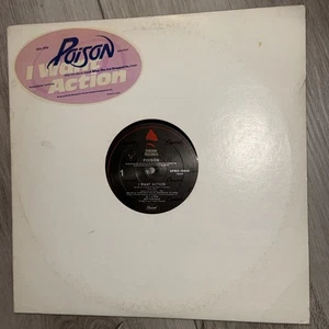 Poison Promo Vinyl 12” Glam Rock Y2K Gen Z Rare Vintage I Want Action Enigma - Picture 1 of 7