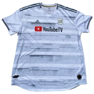 LAFC Away MLS Fußball Trikot Adidas Futbol Shirt YouTube TV Herren Größe 2XL WEISS - Bild 1 von 7