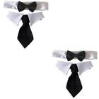 4 Pcs Pet Bow Tie Puppies Collars Small Dog Out Kitten Accessories The Cat