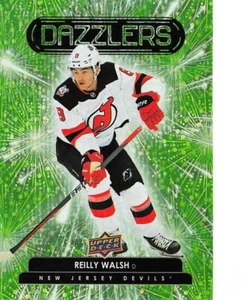 2022-23 Upper Deck Dazzlers Green #DZ78 Reilly Walsh - Picture 1 of 2
