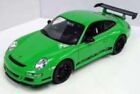 Welly Porsche 911 997 Gt3 Rs Coupe Green Black Wheels - 1:18