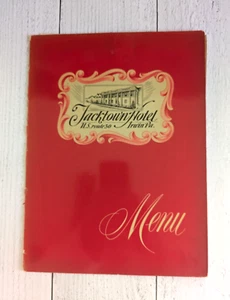 Jacktown Hotel Irwin PA route 30 Vintage Menu - Picture 1 of 3