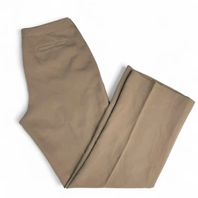 Pantalones de vestir Eddie Bauer Mercer Fit para mujer talla 10 topo - bolsillos forrados Foto 1 de 4