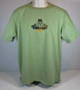Father's Day Gift - "MR. MONEYBAGS: DAD" - Green Embroidered T-Shirt Size Large - Picture 1 of 9