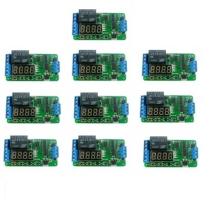 10 PIEZAS DC 12V DPDT Placa de relé Retardo Relé Interruptor de tiempo Encendido/apagado PLC - Imagen 1 de 9