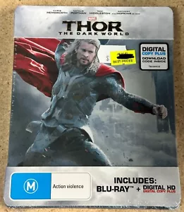 Thor The Dark World Blu-ray Steelbook - JB Hi-FI Exclusive Brand New Sealed - Picture 1 of 3