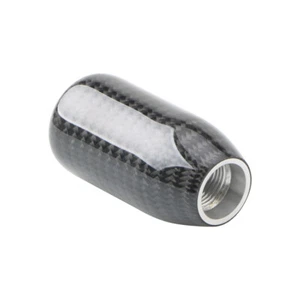 Universal Carbon Fiber Style Manual Automatic Gear Shift Knob Stick Lever - Picture 1 of 10