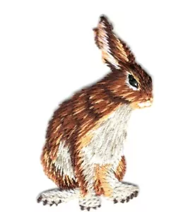Jack Rabbit Aufbügeln Aufnäher Wald Tier Hase - Bild 1 von 1