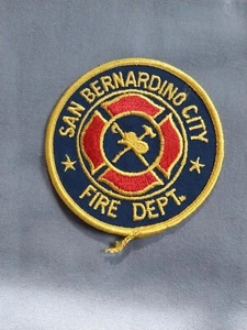 San Bernardino City Fire Dept CA California 3 1/2" Patch - Picture 1 of 2
