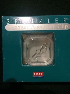 Clip de aneurisma SPETZLER C-2382 fenestrado 5,0 mm D. bayoneta 7 mm L. titanio  - Imagen 1 de 2