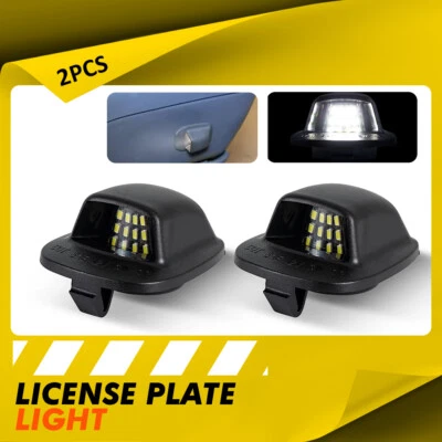 2X Etiqueta de luz LED de matrícula para Nissan Xterra 1994-2004 Frontier 1998-2004 E Foto 1 de 4