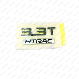 86311 D2100 Genuine "3.3T HTRAC" Emblem For 2017 HYUNDAI GENESIS EQ900 : G90 - Picture 1 of 2