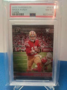 Brock Purdy 2022 Panini Chronicles - Panini #PA-19 (RC) ROOKIE PSA 8 NM-MT 49ers - Picture 1 of 2