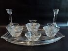 Walther Clear Glass Vanity Set (Milton) See Description