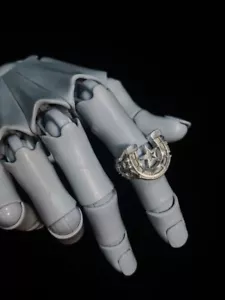 JoJo's Bizarre Adventure JOJO&Gyro Sterling Silver Jewelry Ring Unisex Gift - Picture 1 of 13
