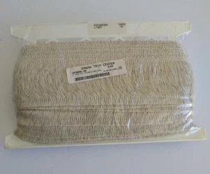 3" Linen Look Bullion Cut Fringe Trim 18 Yards Kagan FKP 480300 888 NOS Vintage - Picture 1 of 3