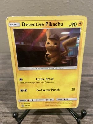 Pokémon TCG Detective Pikachu Detective Pikachu SM190 Promo-HP!! - Image 1 of 4