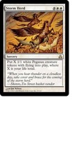 MTG 4X GUILDPACT STORM HERD MINT MAGIC THE GATHERING WHITE ENGLISH RARE SORCERY