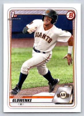 2020 Bowman Draft 1st Edition #BD35 Jimmy Glowenke (ref 214747) - Image 1 of 2