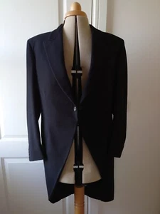 Austin Reed Morning Coat Tailcoat Vintage 1963 Tailor Made Bespoke - Chest 38" - Picture 1 of 16