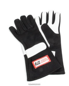 Fits RJS Safety Gloves Nomex S/L SM Black SFI-1 600020103 - Picture 1 of 2