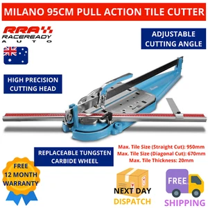 Milano Tile Cutter Cutting Machine Manual Pull Action 95cm Adjustable MTC38 - Picture 1 of 6