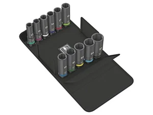 05004841001 Schlüsselsatz 11Stk Befestigung: 1/2" 83mm Sortiment: Etui WERA - Bild 1 von 1