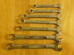 Vintage 7 Stck Craftsman VA Kombination Schraubenschlüssel Set 12 Pt USA 8,9,11,12,13,15,16 MM - Bild 1 von 2