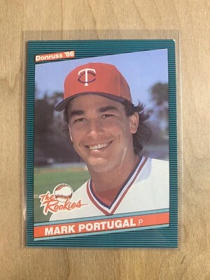 1986 Donruss The Rookies Mark Portugal RC Minnesota Twins #44 - Image 1 of 2
