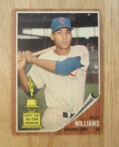 Billy Williams 1962 Topps #288 Trading Card MLB Baseball Chicago Cubs - Picture 1 of 10
