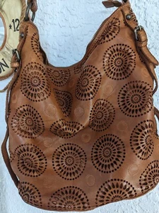 Gianni Conti Genuine Leather Made in Italy Shoulder Bag Purse -NICE - Picture 1 of 11