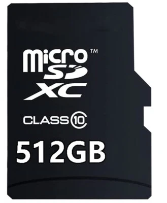 Genuine Ultra 512GB Class 10 98MB/s Micro SD SDHC Memory Card UHS-I U1 & Adapter - Image 1 of 4