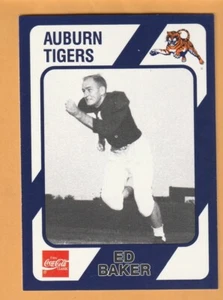 Tarjeta Ed Baker Auburn Tigers 1989 #511 Mobile Alabama 12Q - Imagen 1 de 2