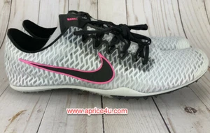 Nike Zoom Mamba V Distance Track Spikes Pure Platinum da uomo AJ1697-002 taglia 11,5 - Foto 1 di 10