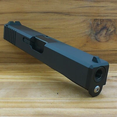KINETI-TECH For Glock 19 Complete Slide gen 3 OEM Style Black Nitride Barrel Beveled Edges