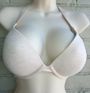 Ambrielle Beige Smooth Cup Underwire Cotton Bra Size 42C - Picture 1 of 6