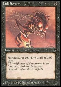 MRM ENGLISH Hell Swarm NM MTG magic Legends - Picture 1 of 1