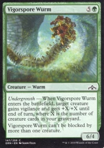 VIGORSPORE WURM 147/259 GUILDS OF RAVNICA MTG MAGIC NM - Picture 1 of 1