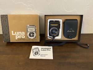 Gossen Luna Pro CDS Ambient Light Meter w/ Original Case and original box