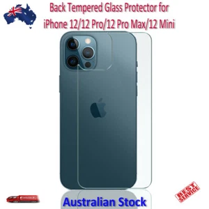 Back Tempered Glass Protector for iPhone 12 / 12 Pro / 12 Pro Max / 12 Mini - Picture 1 of 6