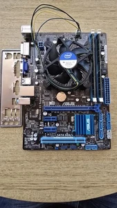 Carte mère CPU RAM Pack Asus P8B75- M LX PLUS 8Go DDR3 Intel Core i3 3220 - Photo 1/2