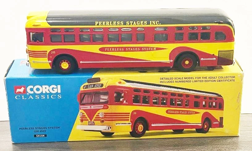 Autobús Corgi Classics 54104 Peerless Stages System GM 4509 edición limitada Foto 1 de 1