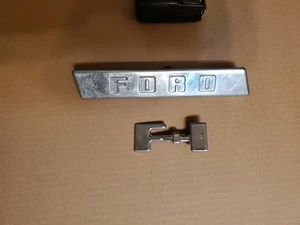Vintage 48-50 Ford F-1 Truck chrome emblem 1948-1950 - Picture 1 of 8
