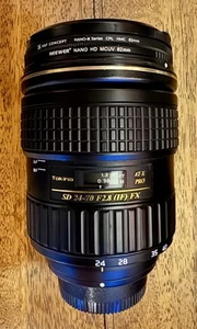 Tokina AT-X Pro SD 24-70mm F2.8 IF FX Zoom Lens Nikon F Mount + extras - Picture 1 of 9