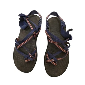 Sandalias para mujer Chaco Z/Cloud con tiras azul naranja talla W9 informales cómodas - Imagen 1 de 9